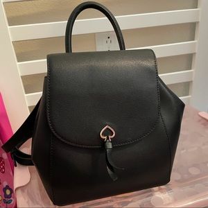 Black Kate Spade small backpack